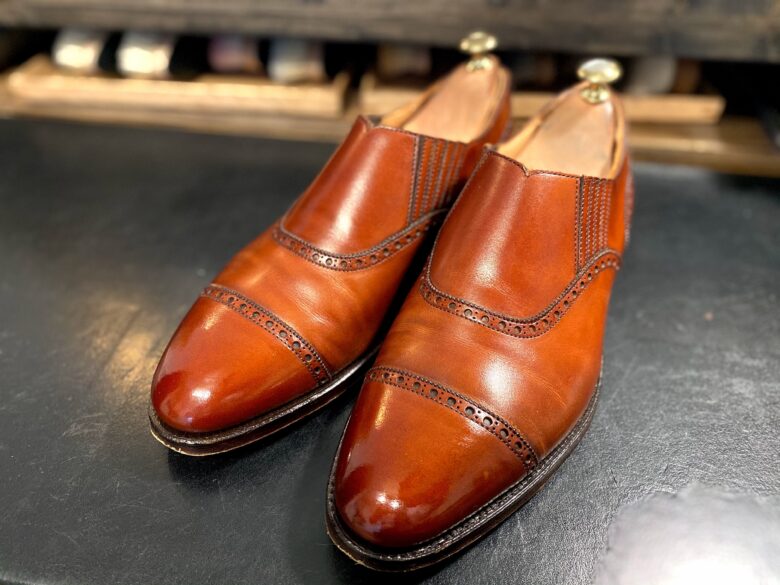 2021新発 CrockettJones クロケットアンドジョーンズ センターエラ